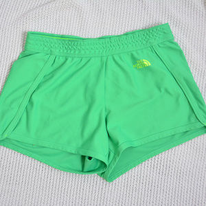 The North Face Green Elastic Waist Shorts
